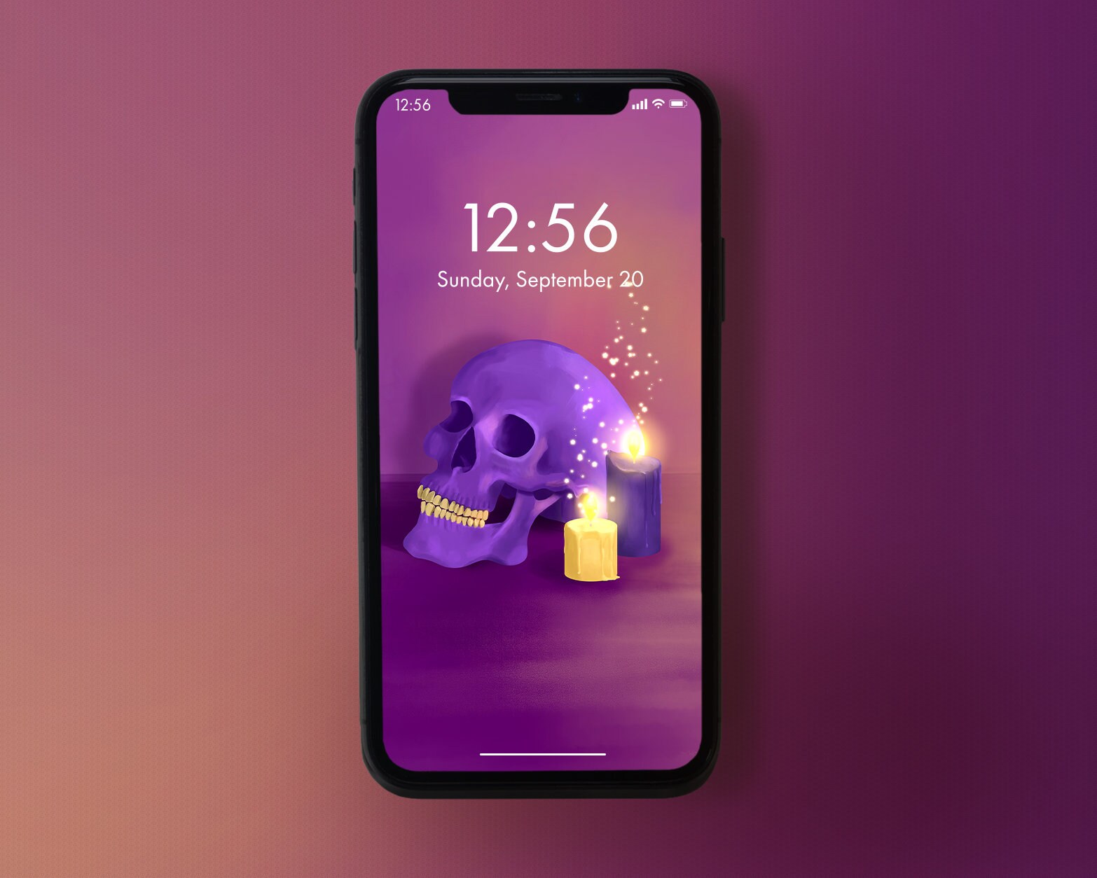 Witchcraft Skull And Candles Phone Background Wallpaper Etsy Witchcraft Skull And Candles Phone Background Wallpaper Etsy