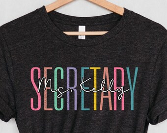 School Secretary Tee Etsy