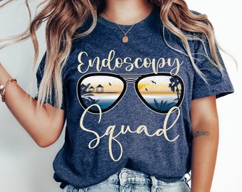Nurse Endoscopy Squad Shirt, Custom Nurse Endoscopy Sunglasses Tee, Nurse Crew Nurse Endoscope Squad, Nurse Tribe, Digestion Nurse Digestive