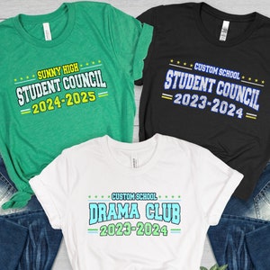 Custom School Organization Shirt, Custom Drama Club Tee, Student Teacher T-Shirt, Math Student Squad, High School Science Senior Clubs Team