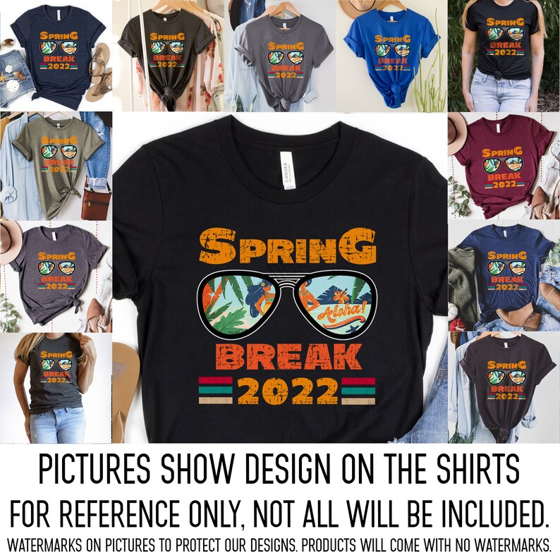 Retro Spring Break 2022 Shirt 2022 Spring Break Crew Shirt Etsy