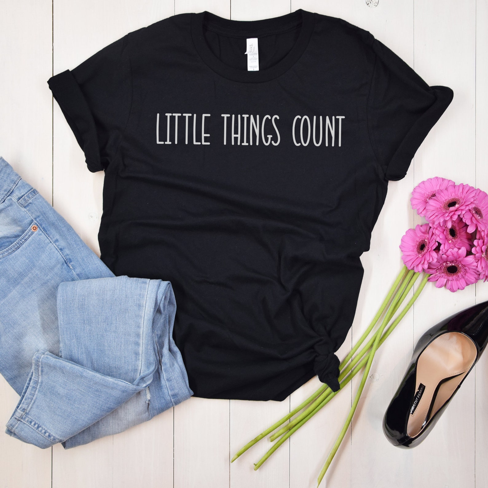 Little Things Count Shirt Minimalist Shirt It's the Etsy