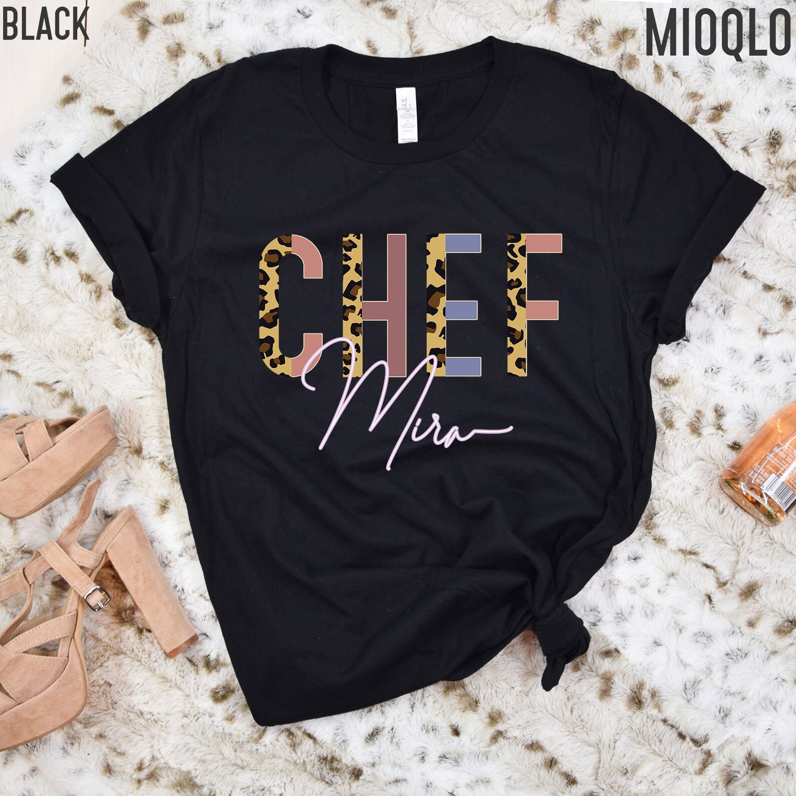 Custom Name Chef Shirt Personalized Chef gift Cooking Shirt Etsy