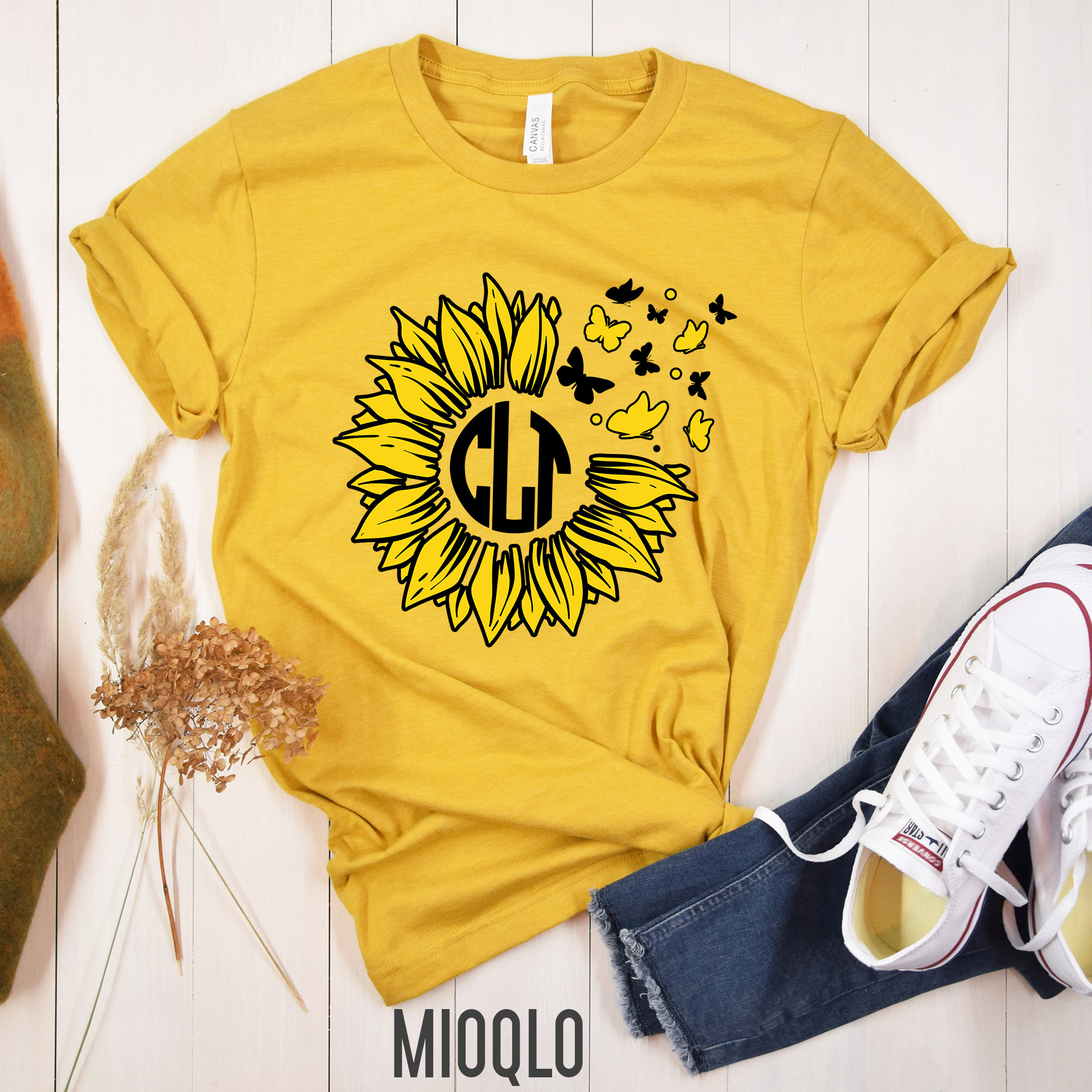 Custom Name Shirt Sunflower Custom Shirt Spring Vibes Shirt Etsy