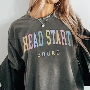 Comfort Colors® Head Start Squad Shirt, Early Intervention Early Head Start Teacher T-shirt, Preschool EHS Crew, Early Childhood PreK TShirt