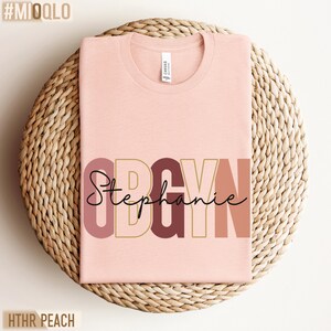 Personalized OBGYN Nurse Shirt, OB L&D Custom Obstetrics and Gynecology ...