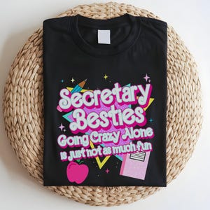 Teacher Besties Girls Because Going Crazy Alone Is Not Fun T-Shirt Teacher Besties Girls Because Going Crazy Alone Is Not Fun T-Shirt