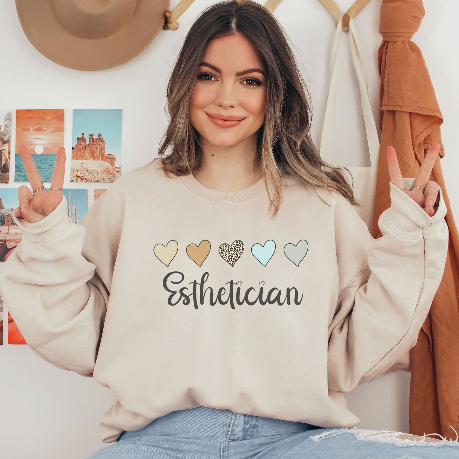 Esthetician Sweatshirt for Skin Treatment Gift Sweat Etsy