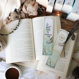 I Claim You Aelin - Heir of Fire - Throne of Glass double-sided bookmark