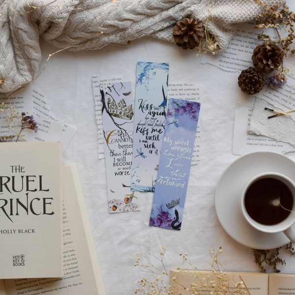 The Folk of the Air 3-bookmark bundle: The Cruel Prince, The Wicked King, The Queen of Nothing