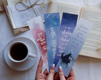 Full Sarah J. Maas Bundle - Pick 2 - 15 Bookmarks - Throne of Glass - ACOTAR - Crescent City