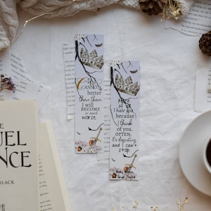 The Cruel Prince - If I cannot be better than them I will become so much worse. Double-sided Bookmark