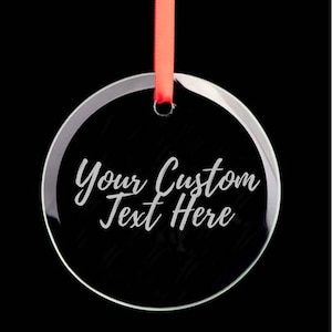 Design your own christmas ornament, Personalized Etched Glass Ornament, Babies first Christmas, Our first Christmas, Family Ornament