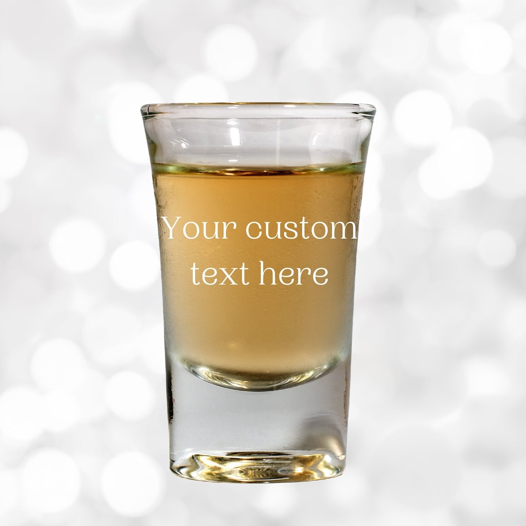 DECORATED SHOT GLASS