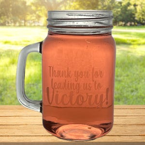Custom etched Mason Jar with handle, Customized Mug,  Wedding Glasses, Bridesmaid present, Wedding party gift, valentines day gift
