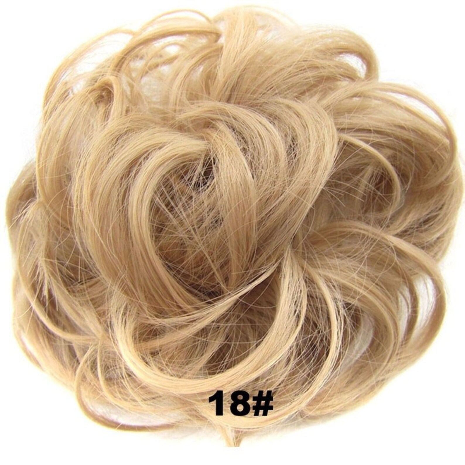 Hair Bun Pad Elastic Hair Rope Rubber Band Hair Extensions Synthetic