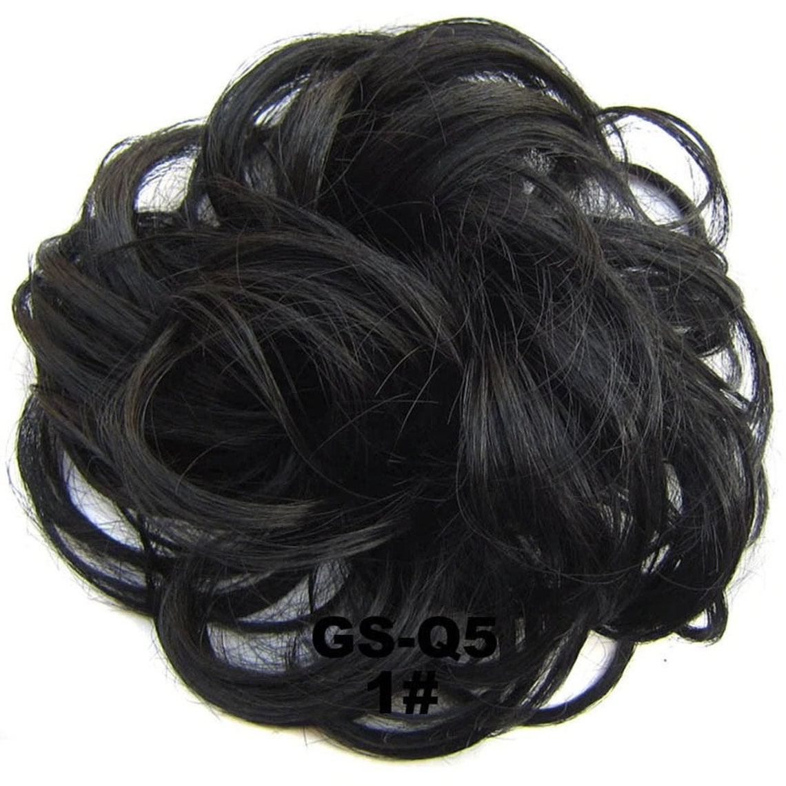 Chignon Hair Bun Elastic Rubber Band Hair Extensions Etsy UK