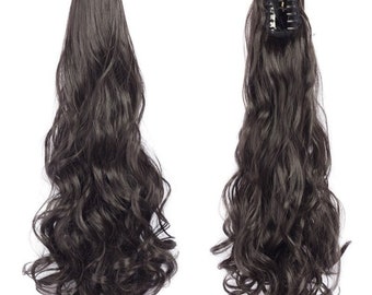 Long Wavy Ponytail Hair Extensions for Women With Hair Claw - Etsy Australia Long Wavy Ponytail Hair Extensions for Women With Hair Claw - Etsy Australia