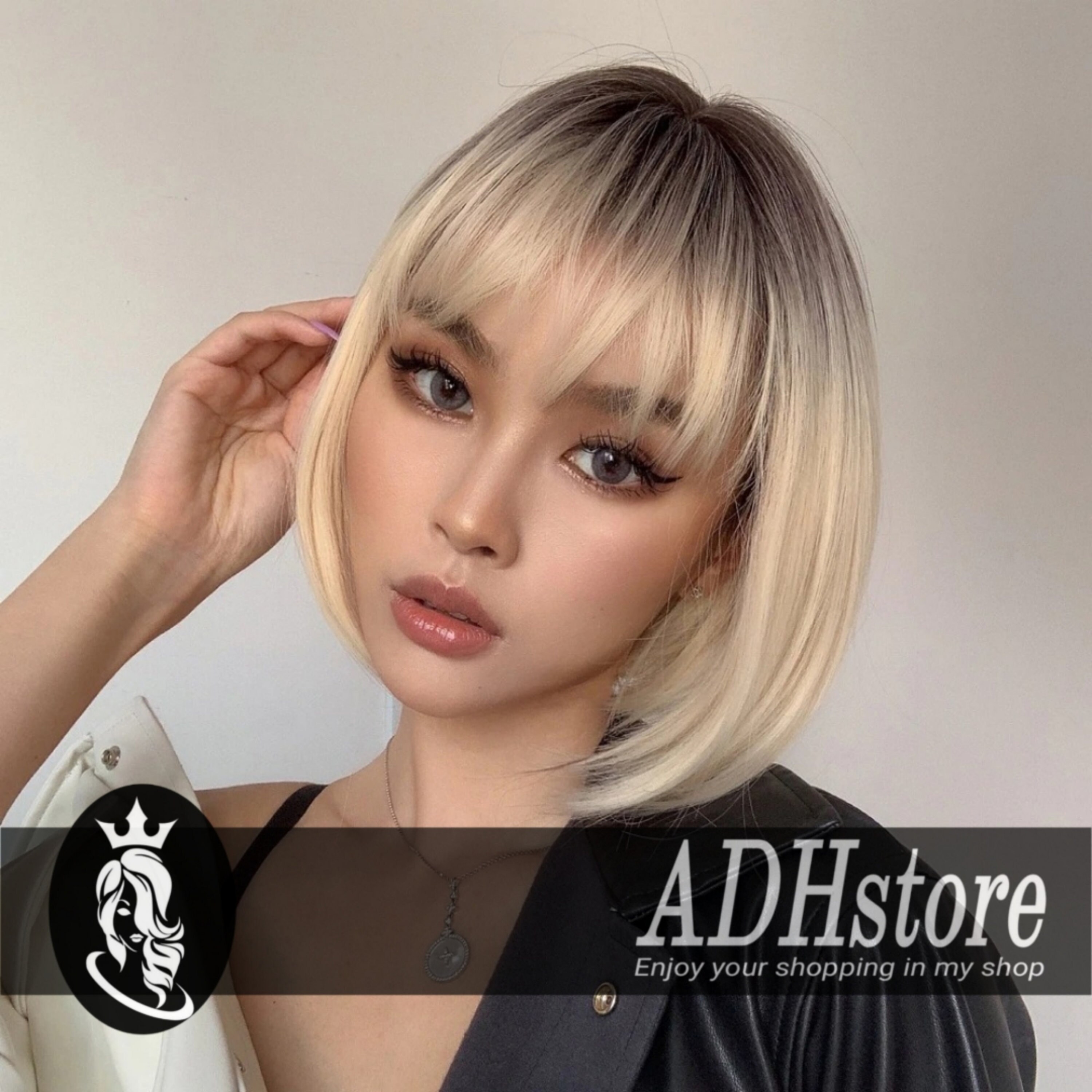 blonde short wigs