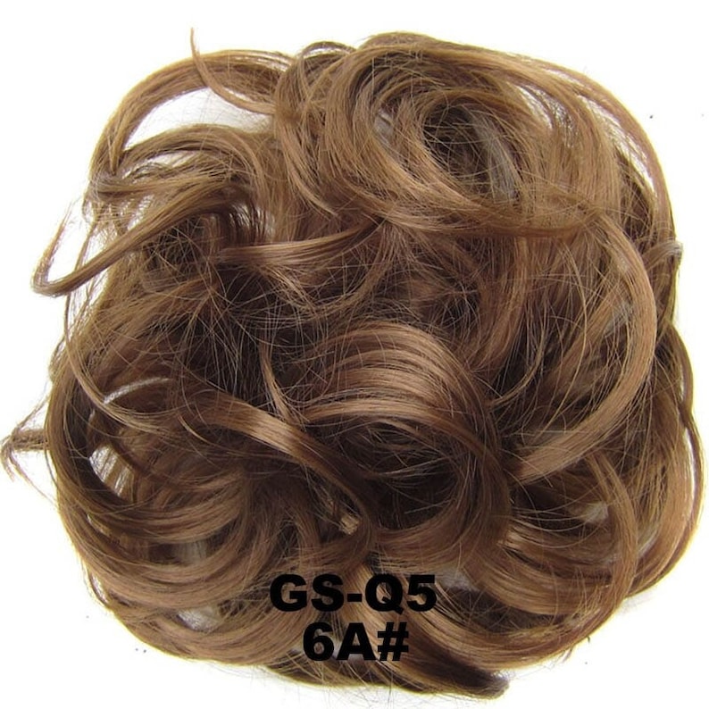 Hair Bun Pad Elastic Hair Rope Rubber Band Hair Extensions Etsy