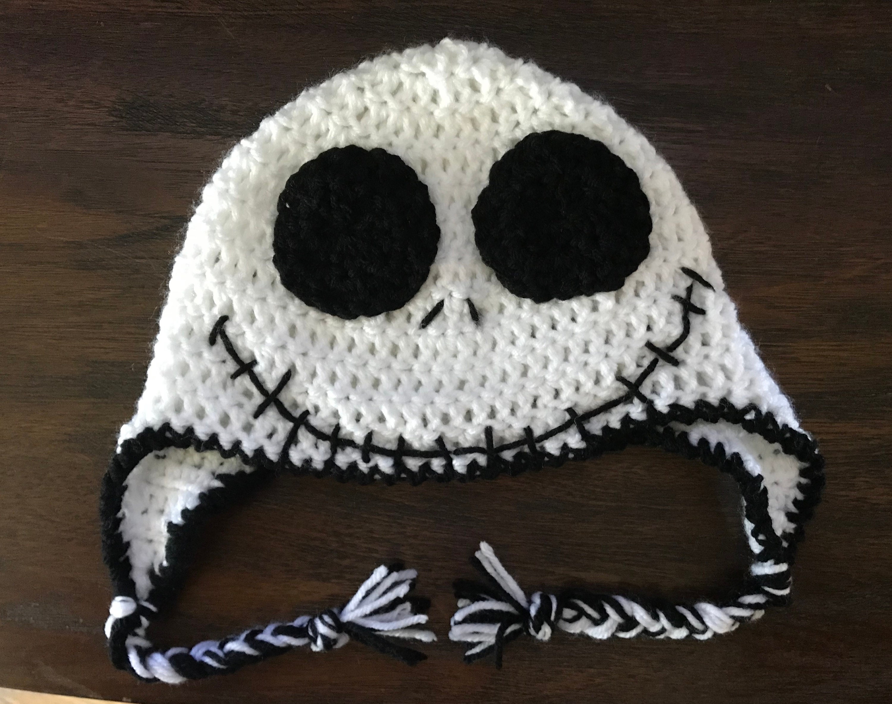 Jack skellington inspired crochet hat Etsy