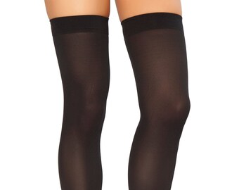 Hot Black Stocking