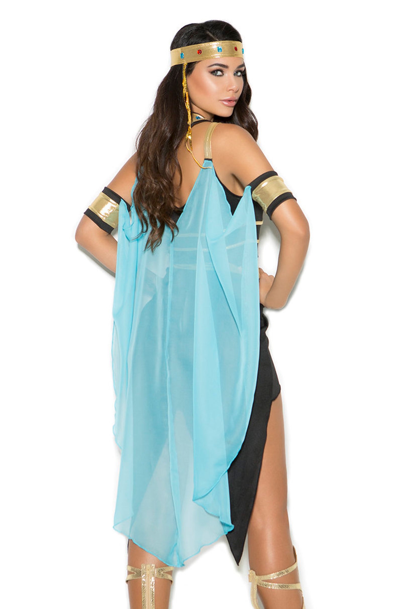 Queen Of The Nile Adult Costume Sexy Cleopatra Outfit Role Etsy