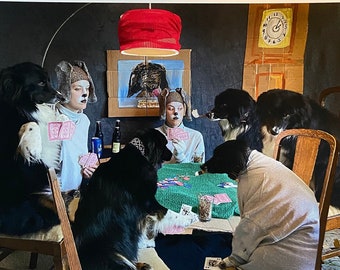 Dogs Playing Poker Print
