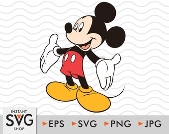 Download Mickey Mouse Svg Etsy
