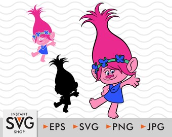 Download Poppy Trolls Svg Etsy