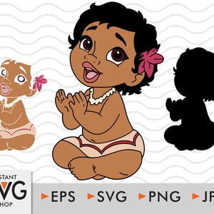 Download Baby Moana Svg Png Svg Eps Layered Svg Moana Svg Maui Cut Etsy