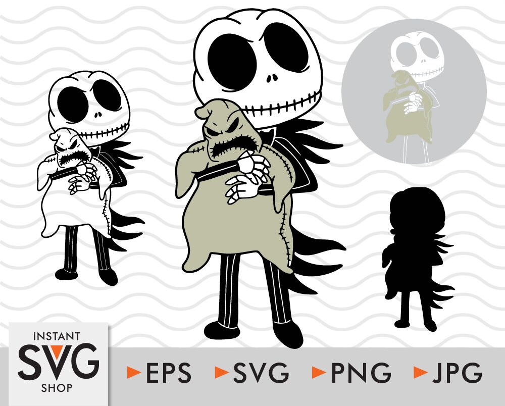 Jack SVG A Nightmare Before Christmas Svg Cutting Files for Etsy