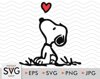 Snoopy Silhouette Etsy