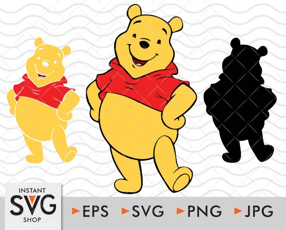 Download Bear Winnie The Pooh Svg Eps Png Cricut Cutting File Etsy