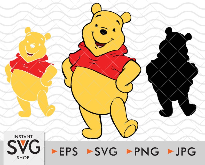 Download Bear Winnie The Pooh Svg Eps Png Cricut Cutting file | Etsy