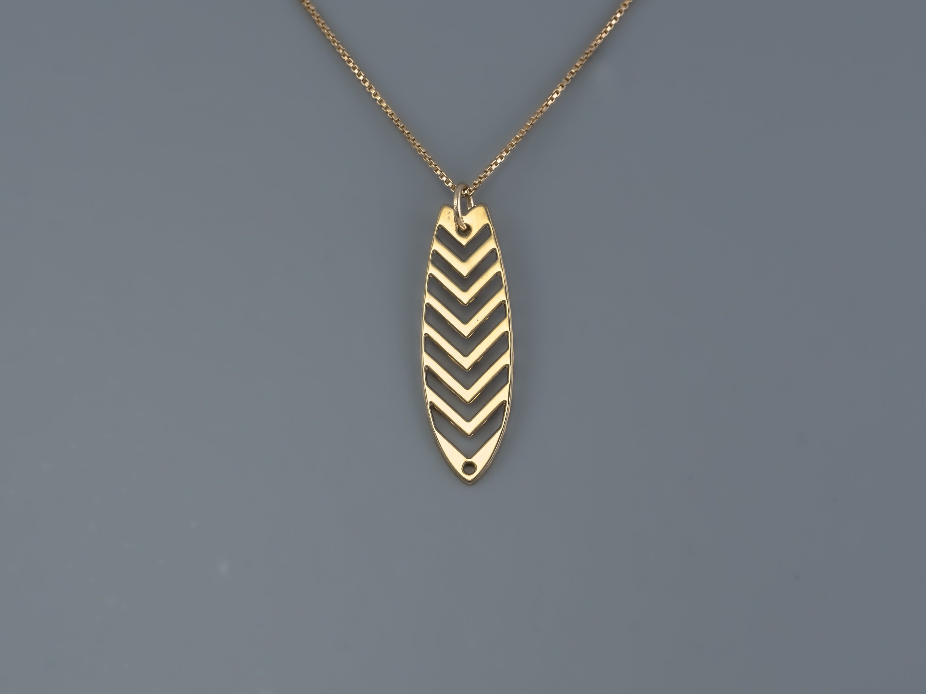Gold surfboard best sale pendant