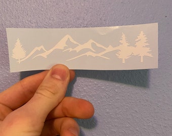 Mountain Range Sticker Vinyl Decal