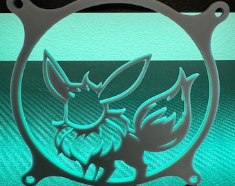 Computer PC Fan Cover / Fan Grill Eevee Style