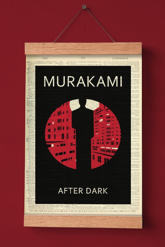 Buy Printable Book Cover After Dark by Haruki Murakami Literary Online in  India - Etsy