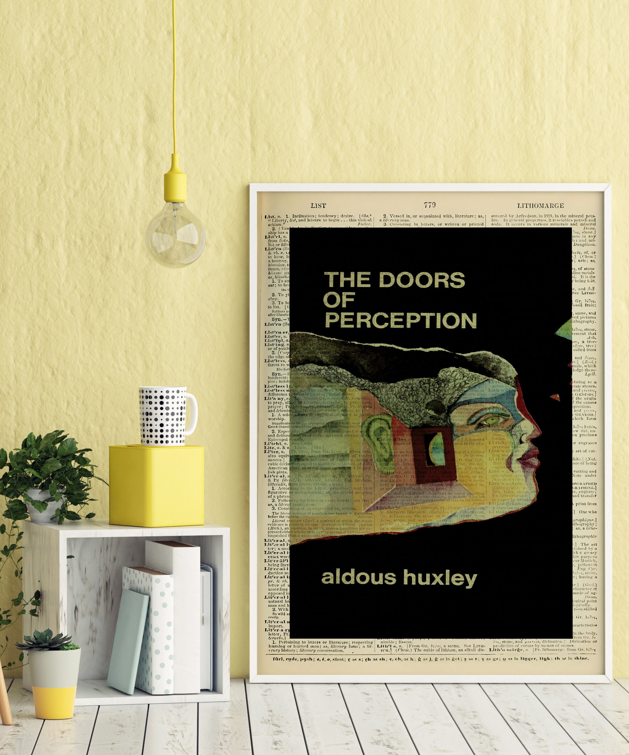 Book Cover of The Doors of Perception by Aldous Huxley Etsy