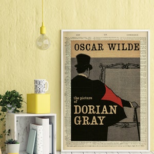The Picture of Dorian Gray by Oscar Wilde, Printable Book Cover, Literary Poster, Classroom Wall Art, Book Cover Print, English Literature image 4