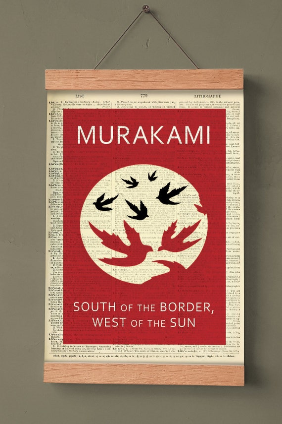 A sud del confine di Haruki Murakami, Copertina del libro stampabile,  Poster letterario, Arte del libro, Stampa di copertina del libro,  Letteratura giapponese -  Italia