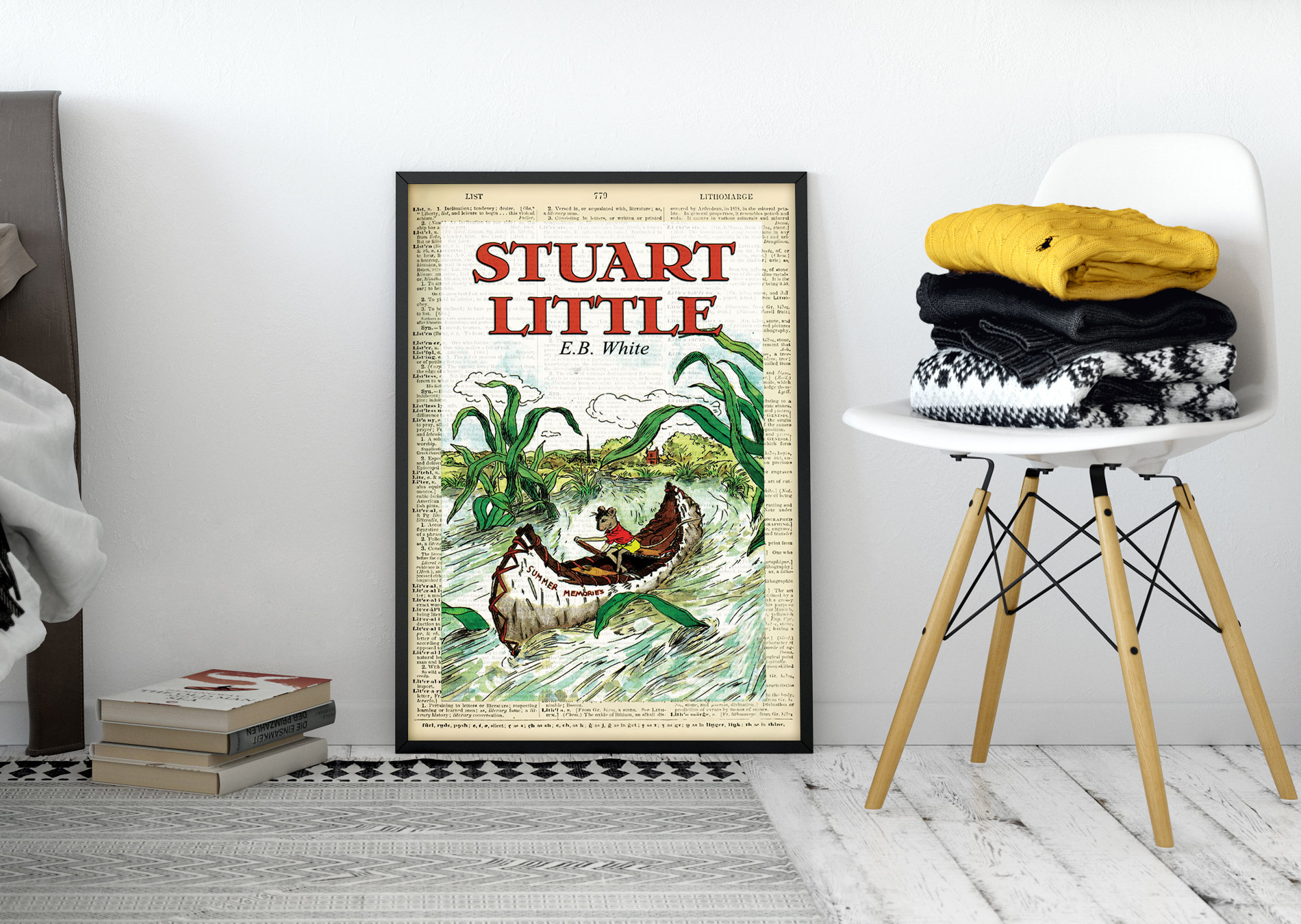 Stuart Little Book Graphics Stuart Little by E.b.white, Printable Book Cover, Literary Poster ...