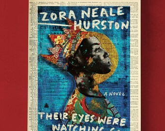 Their Eyes Were Watching God by Zora Neale Hurston, Printable Book Cover, Literary Poster, Classroom Wall Art, Book Art, Classic Literature