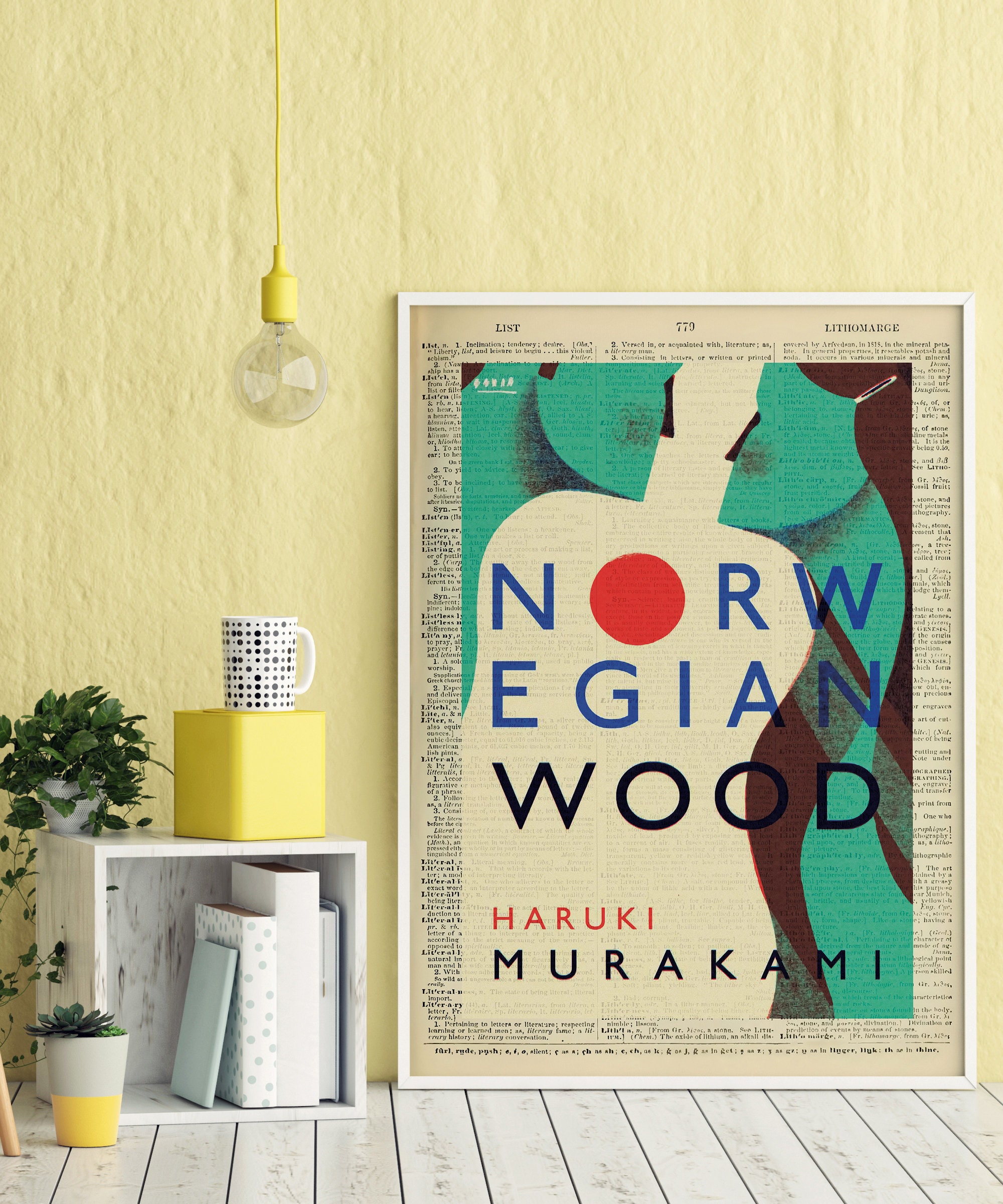 Book Cover of Norwegian Wood by Haruki Murakami Literary