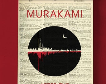 After The Quake Printable Cover, Haruki Murakami Print, Literary Poster, Classroom Wall Art, Book Art, Book Cover Print, Japanese Literature