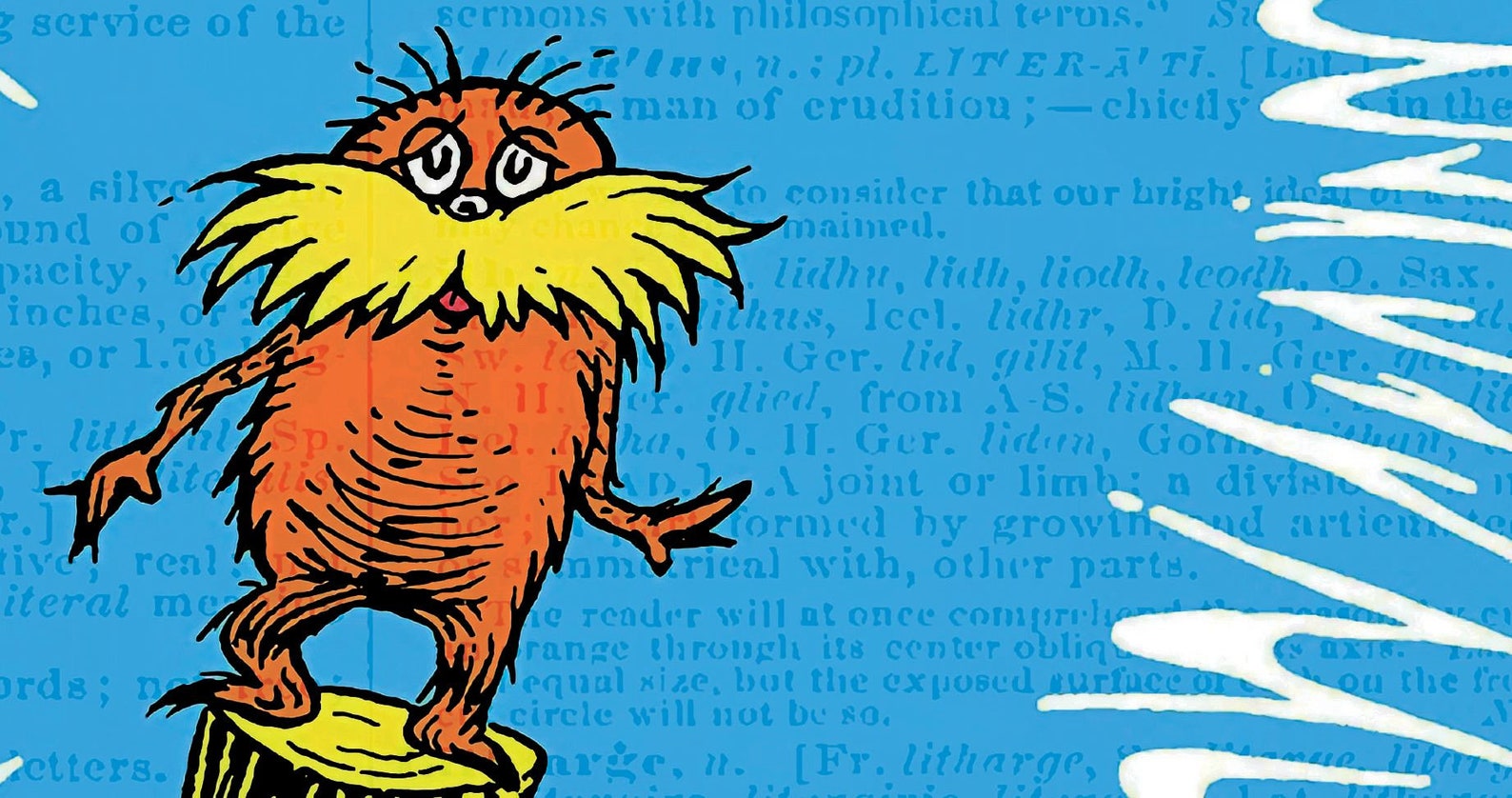 The Lorax by Dr.seuss Printable Book Cover Literary Poster Etsy UK