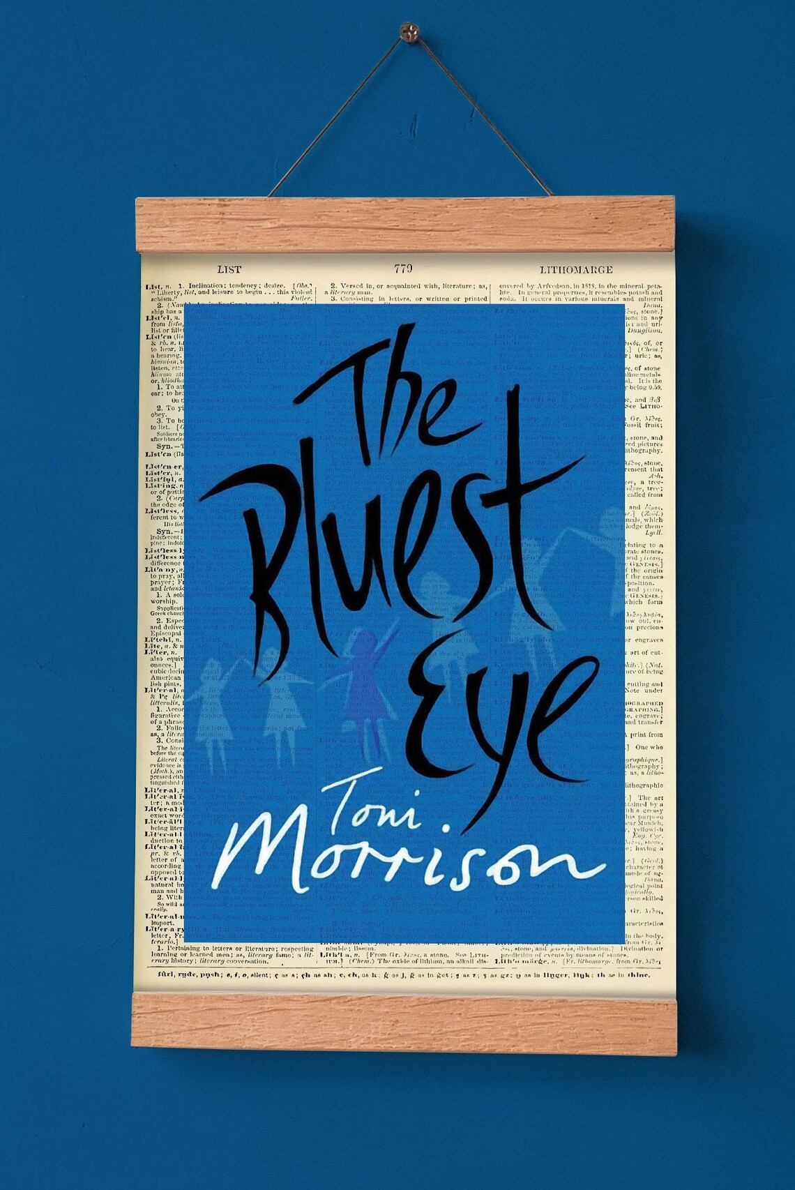 The Bluest Eye by Toni Morrison, Printable Book Cover, Literary Poster