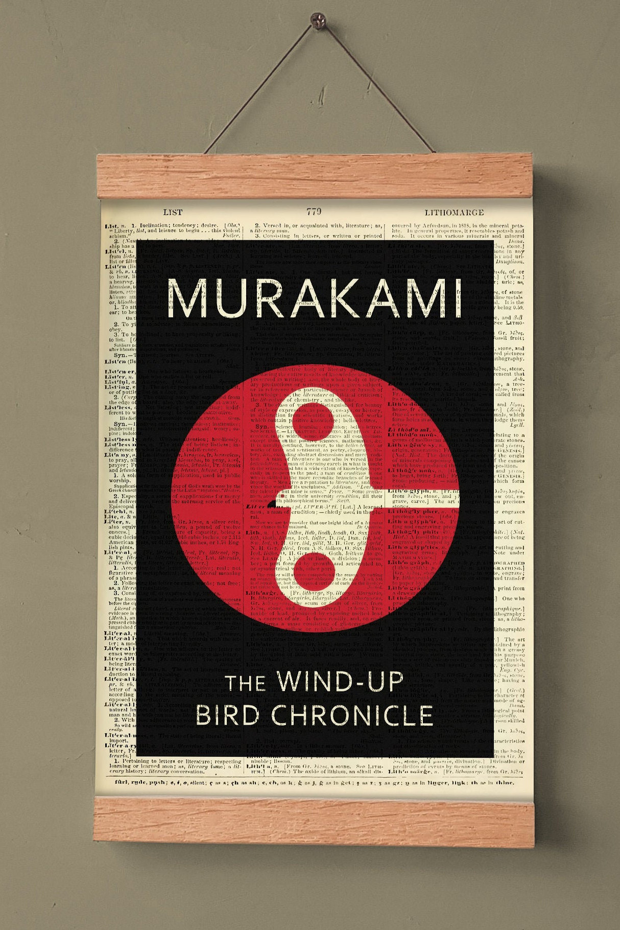 A Windup Bird Chronicle by Haruki Murakami Printable Poster Etsy