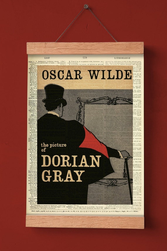 La imagen de Dorian Gray de Oscar Wilde portada de libro - Etsy España